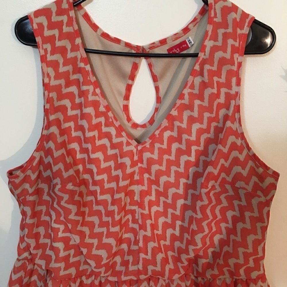 Ruby Rod Double layers Chiffon Tank dress - Picture 2 of 4